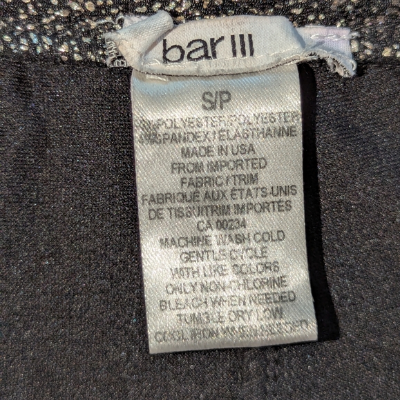 Bar III Sparkly Knit Leggings, Size Small - Picture 9 of 9